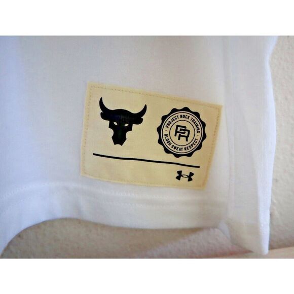 Under Armour 1378908-100 Men's Sz XL White UA Project Rock Champion Tank Top - Picture 5 of 9